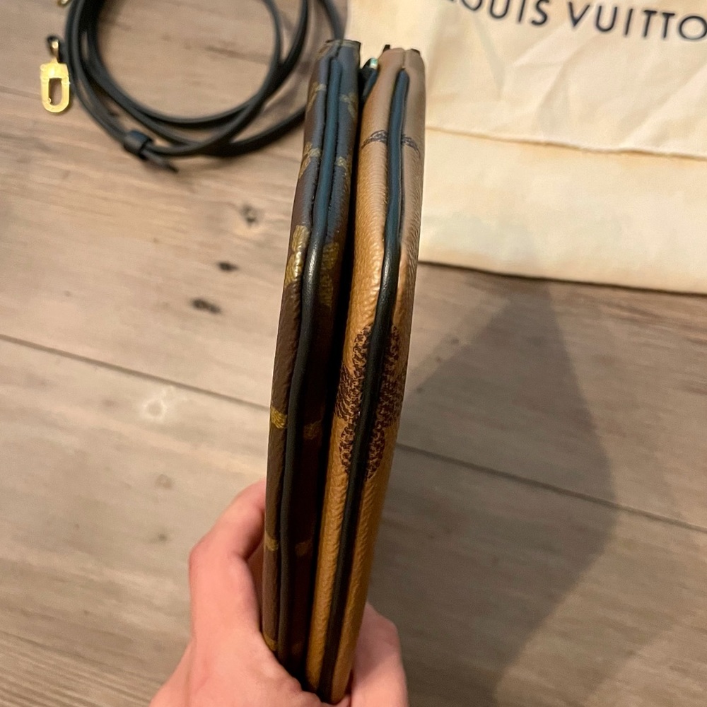 SOLD‼️Auth Louis Vuitton double zip pochette - Picture 6 of 16